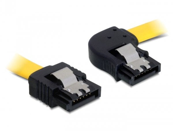 EAN 4043619828296 - DeLOCK 0.5m SATA M/M cable de SATA 0,5 m Amarillo imagen 1