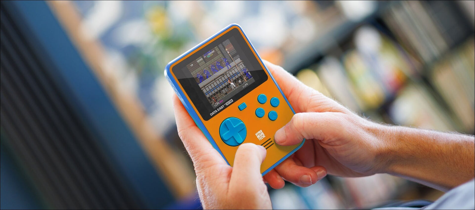 EAN 5060990241185 - HyperMegaTech! Super Pocket Data East Edition videoconsola portátil 7,11 cm (2.8") Azul, Marrón imagen 4