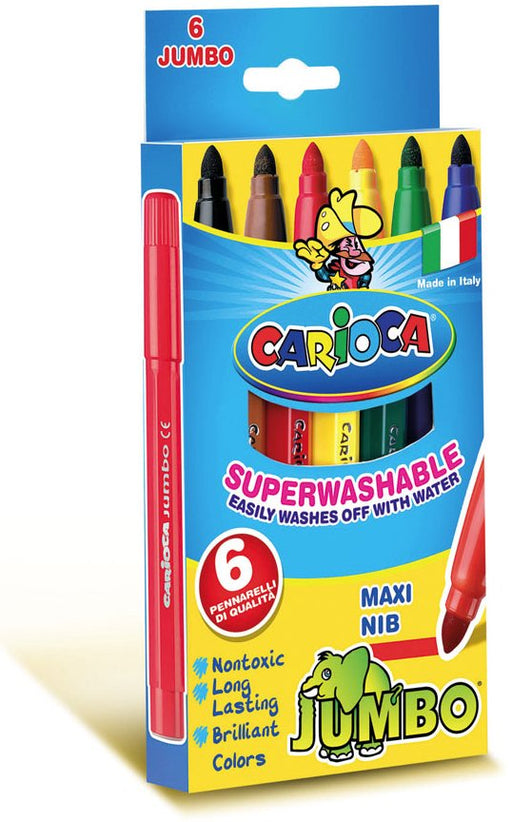 EAN 8003511405687 - Carioca Jumbo rotulador Extra-grueso Multicolor 6 pieza(s) imagen 1