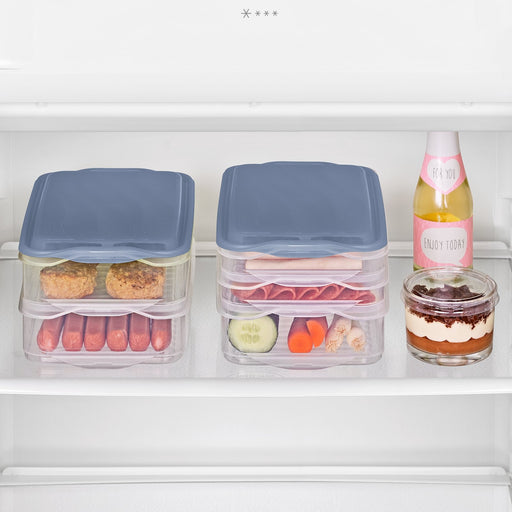 EAN 7610859257222 - Rotho RONDO Rectangular Contenedor Azul, Transparente imagen 2