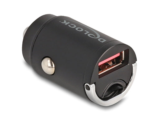 EAN 4043619642779 - DeLOCK 64277 cargador de dispositivo móvil Universal Negro Encendedor de cigarrillos Carga rápida Auto imagen 1