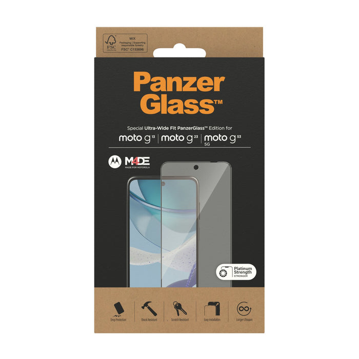 EAN 5711724065729 - PanzerGlass ® Screen Protector Motorola moto g13 | g23 | g53 5G | Ultra-Wide Fit Protector de pantalla 1  imagen 3