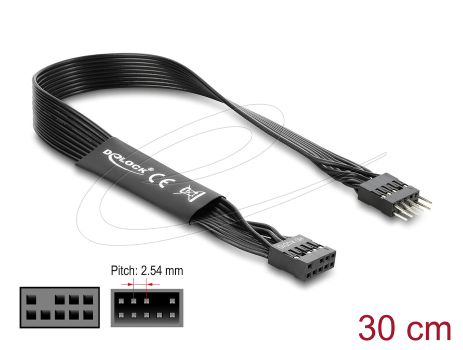 EAN 4043619860524 - DeLOCK 86052 cable paralelo Negro 0,3 m imagen 1
