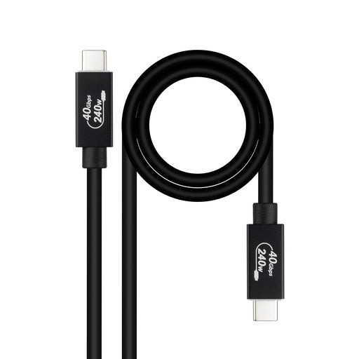 EAN 8433281014428 - Nanocable 10.01.5002 cable USB USB4 Gen 3x2 1,8 m USB C imagen 1