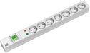 EAN 4016514014484 - Bachmann 7x Schuko, 2m base múltiple 7 salidas AC Gris imagen 1