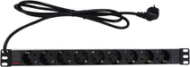 EAN 7611990146758 - ROLINE 19.07.1620 unidad de distribución de energía (PDU) 9 salidas AC Negro, Blanco imagen 2