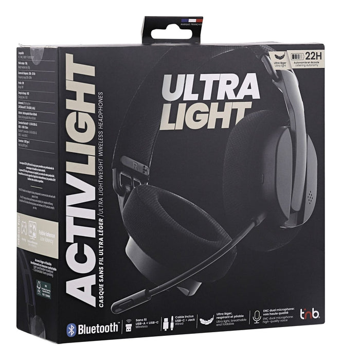 EAN 3303170121184 - T'nB ACTIVLIGHT auricular y casco Auriculares Inalámbrico y alámbrico Diadema Business/Everyday USB Type- imagen 3