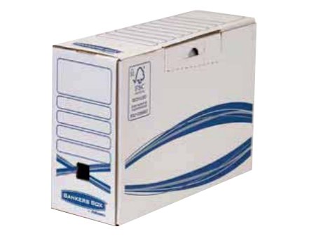 EAN 43859655656 - Fellowes 4460102 empaque Caja de cartón para envíos Azul, Blanco imagen 1