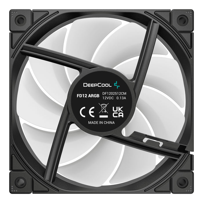 EAN 6933412710899 - DeepCool FD12 ARGB-3 in 1 Carcasa del ordenador Ventilador 12 cm Negro, Blanco 3 pieza(s) imagen 6