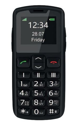 EAN 9120124821099 - Beafon SL230 LTE 4,57 cm (1.8") 90 g Negro Característica del teléfono imagen 1