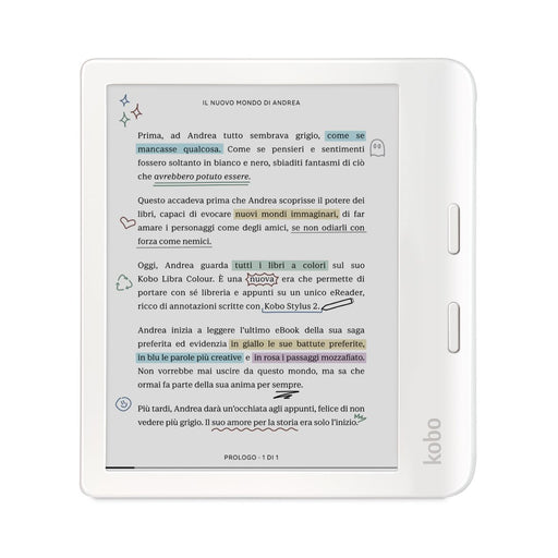 EAN 0681495009480 - Rakuten Kobo Libra Colour lectore de e-book Pantalla táctil 32 GB Wifi Blanco imagen 1