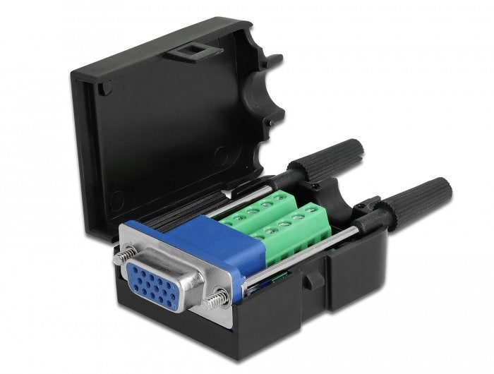 EAN 4043619662593 - DeLOCK 66259 conector Negro, Azul imagen 1