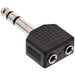 EAN 4043718031016 - InLine 99304 cambiador de género para cable 3.5mm jack female 2x3.5mm Negro imagen 1
