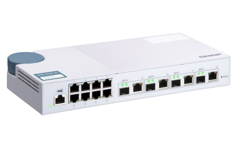 EAN 4713213516713 - QNAP QSW-M408-4C switch Gestionado L2 Gigabit Ethernet (10/100/1000) Blanco imagen 4