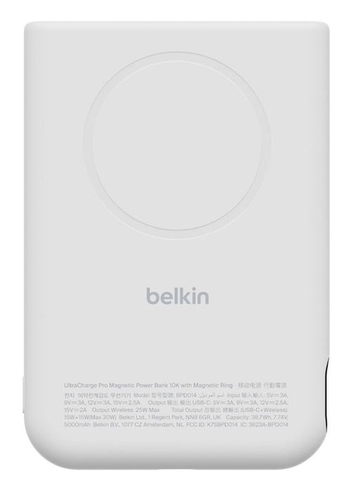 EAN 0745883943012 - Belkin BPD014hqWH 10000 mAh Cargador inalámbrico Blanco imagen 2