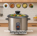 EAN 8426156019208 - Grunkel RC-28L arrocera 2,8 L 1000 W Acero inoxidable, Gris Oscuro imagen 5