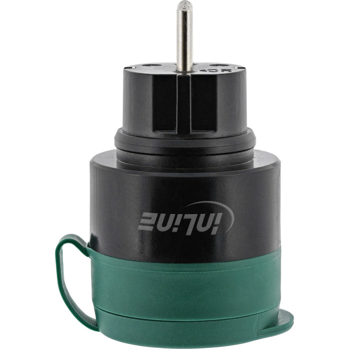 EAN 4043718291014 - InLine 40155O enchufe inteligente 3680 W Negro, Verde imagen 5