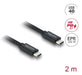 EAN 4043619817078 - DeLOCK 81707 cable USB USB4 Gen 3x2 2 m USB C Negro imagen 2