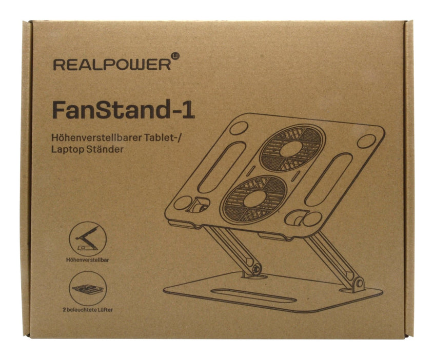EAN 4040895012692 - RealPower 495562 soporte para ordenador portátil Acero inoxidable 43,2 cm (17") imagen 4