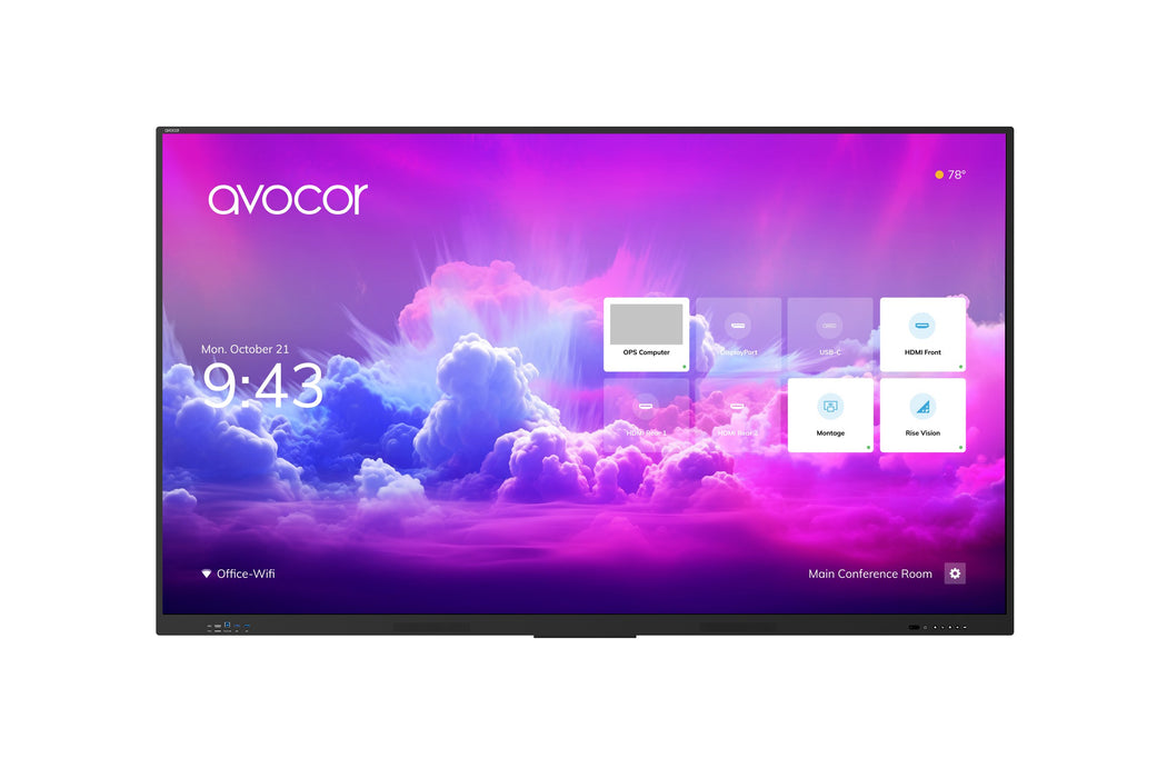 EAN 858323007066 - Avocor Digital Signage pizarra blanca interactiva 139,7 cm (55") 3840 x 2160 Pixeles Pantalla táctil imagen 1