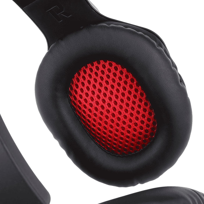 EAN 6950376776624 - REDRAGON H220-LED auricular y casco Auriculares Alámbrico Diadema Juego USB tipo A Negro, Rojo imagen 6