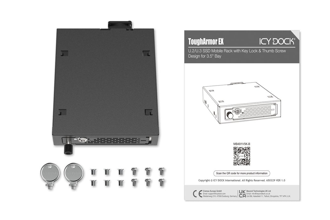 EAN 4713227446556 - Icy Dock MB491V5K-B caja para disco duro externo Caja externa para unidad de estado sólido (SSD) Negro 2. imagen 8