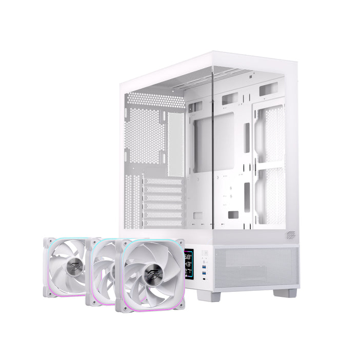 EAN 6977277360028 - Einarex EXCS-PR-51DR-W carcasa de ordenador Midi Tower Blanco imagen 3