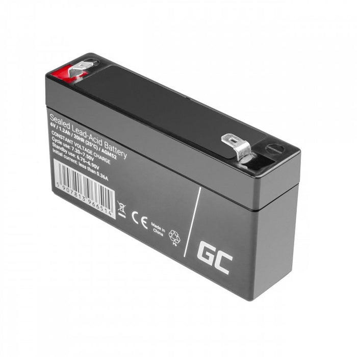 EAN 5907813966514 - Green Cell AGM52 batería para sistema ups Sealed Lead Acid (VRLA) 6 V 1,2 Ah imagen 3