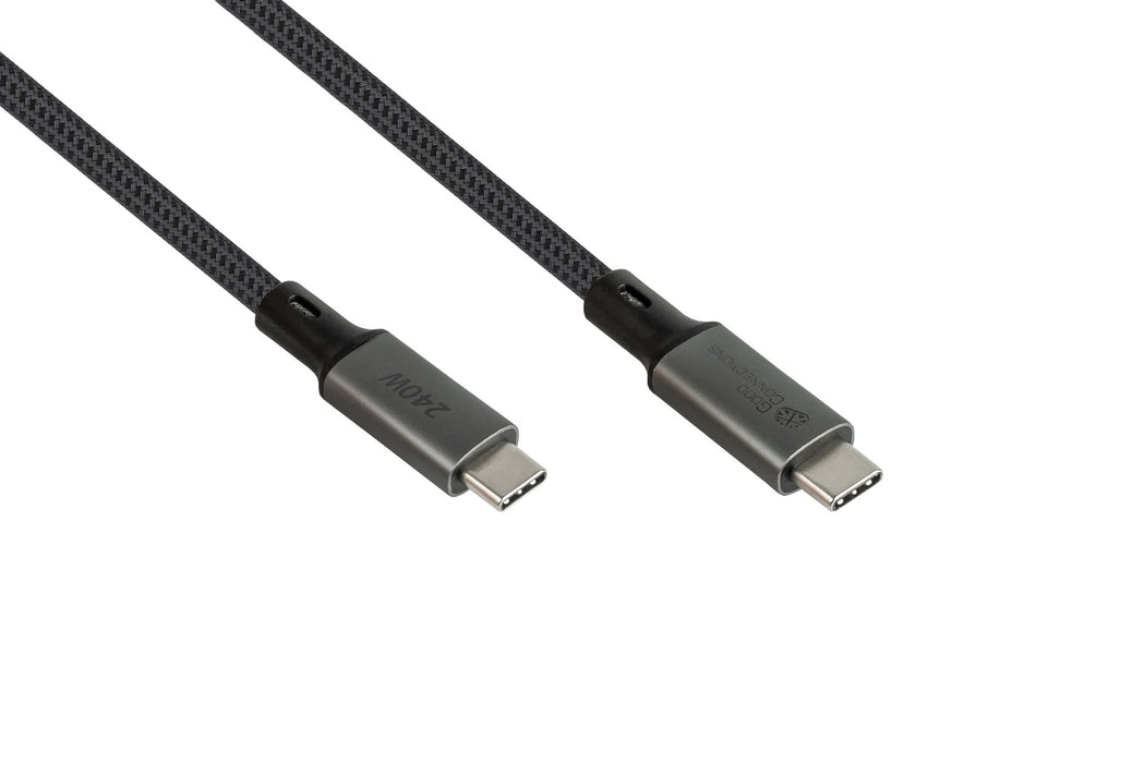 EAN 4014619881413 - Alcasa 2404-TK018A cable USB USB4 Gen 3x2 1,8 m USB C Grafito imagen 1