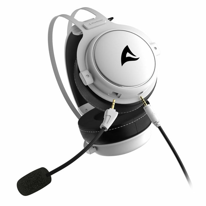 EAN 4044951040148 - Sharkoon Skiller SGH50 Auriculares Alámbrico Diadema Juego Negro, Blanco imagen 4