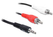 EAN 4043619842124 - DeLOCK 3.5mm/2 x RCA cable de audio 5 m 3,5mm Negro imagen 2