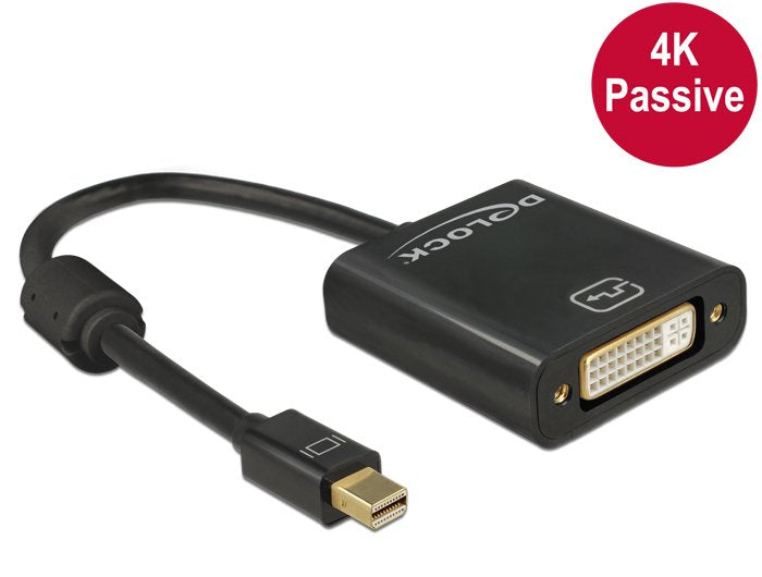 EAN 4043619626052 - DeLOCK 62605 adaptador de cable de vídeo 0,2 m Mini DisplayPort DVI-I Negro imagen 2