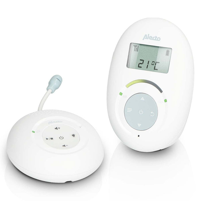 EAN 8712412586868 - Alecto DBX120 vigila bebes Vigilabebés digital 2 canales Blanco, Azul imagen 1