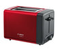EAN 4242005188666 - Bosch TAT4P424 2 rebanada(s) 970 W Negro, Rojo imagen 1