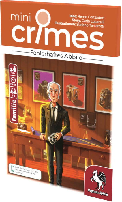 EAN 4250231741555 - Pegasus MiniCrimes 40 min Juego De Cartas Familia imagen 2