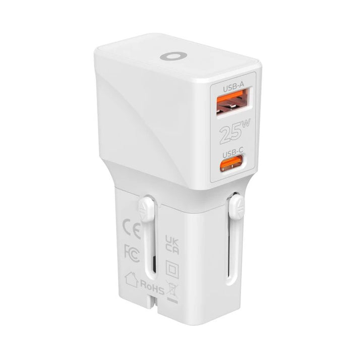 EAN 8594215991700 - Mobile Origin TAD25-2P-WHT cargador de dispositivo móvil Universal Blanco Corriente alterna, USB Carga rá imagen 10