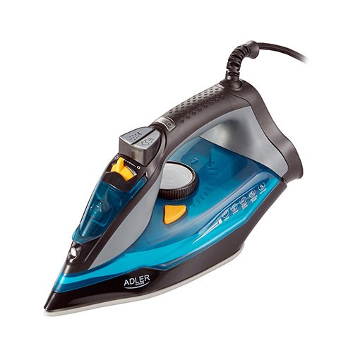 EAN 5902934833776 - Adler AD 5032 plancha Plancha seco Suela de cerámica 2400 W Negro, Azul, Gris imagen 1