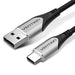 EAN 6922794747067 - Vention CODHG cable USB USB 2.0 1,5 m USB A USB C Aluminio, Negro imagen 1
