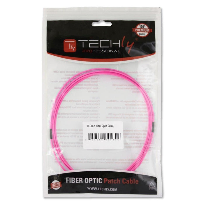 EAN 8057685304130 - Techly LC M-M 10m Cable de fibra óptica e InfiniBand Fucsia imagen 2