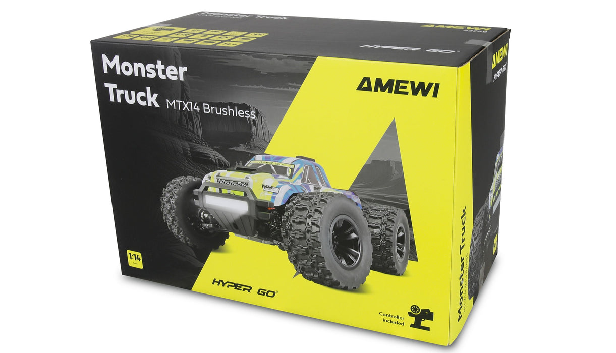 EAN 4262500348990 - Amewi Hyper GO MTX14 modelo controlado por radio Monster truck Motor eléctrico 1:14 imagen 11