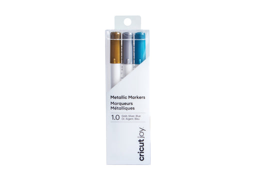 EAN 0093573884863 - Cricut Joy Medium Point marcador 3 pieza(s) Azul, Oro, Plata imagen 1