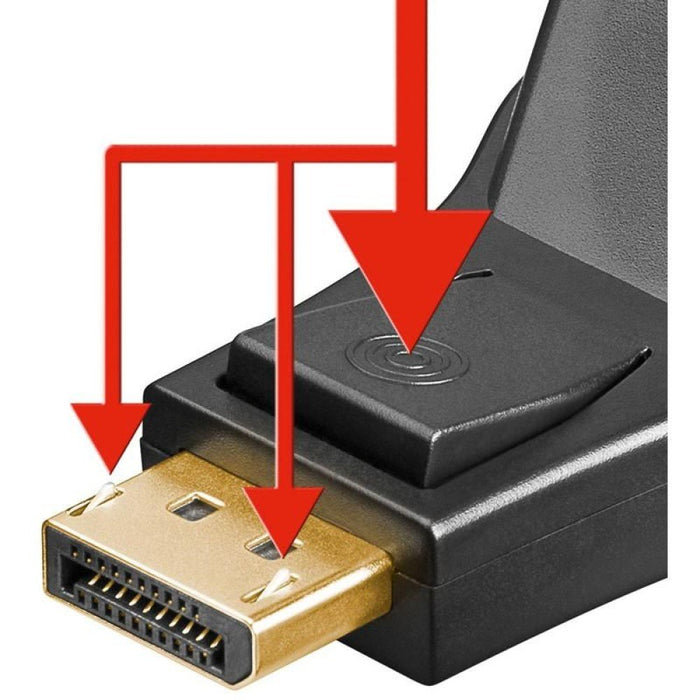 EAN 8057685304154 - Techly DSP-229 DisplayPort DVI-I Negro imagen 5