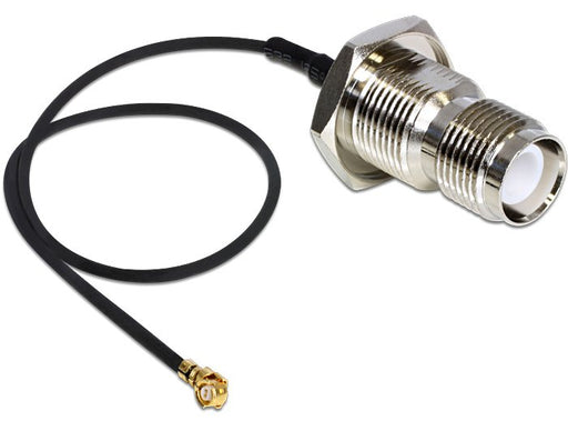 EAN 4043619884643 - DeLOCK 88464 cable de señal 0,2 m Negro, Oro, Plata imagen 2
