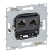 EAN 3414972551359 - Legrand 765062 toma de corriente 2 x RJ-45 Negro imagen 1
