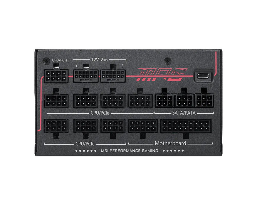 EAN 4711377406130 - MSI MPG Ai1300TS PCIE5 unidad de fuente de alimentación 1300 W 24-pin ATX ATX Negro imagen 2
