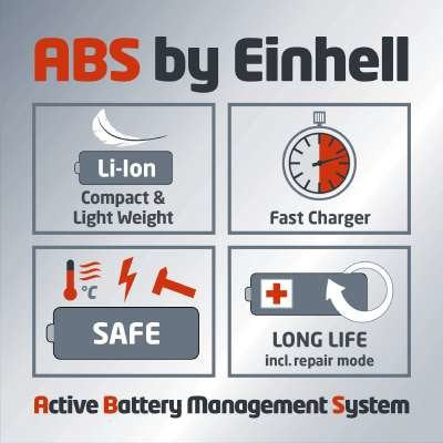 EAN 4006825626575 - Einhell GC-CT 18/24 Li P 24 cm Batería Negro, Rojo imagen 8
