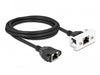EAN 4043619871353 - DeLOCK 87135 cable de red Negro, Blanco Cat6a S/FTP (S-STP) imagen 1