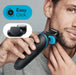 EAN 4210201432845 - Braun Series 5 51-M4500cs Máquina de afeitar de láminas Negro, Azul imagen 5