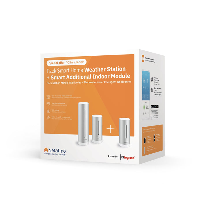 EAN 3700730503402 - Netatmo NBU-NWS-NIM-EU estación meteorológica digital Plata AC/Batería Wifi imagen 8