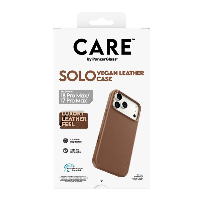 EAN 5715685044441 - PanzerGlass CARE™ by ® Solo Vegan Leather Case Brown w. MagSafe iPhone 2026 Pro Max | 17 Pro Max funda pa imagen 3